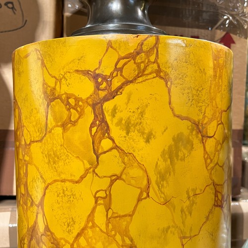 Paar antike italienische Scagliola Faux Siena Marmor Säulen Podeste - Bild 7 von 19