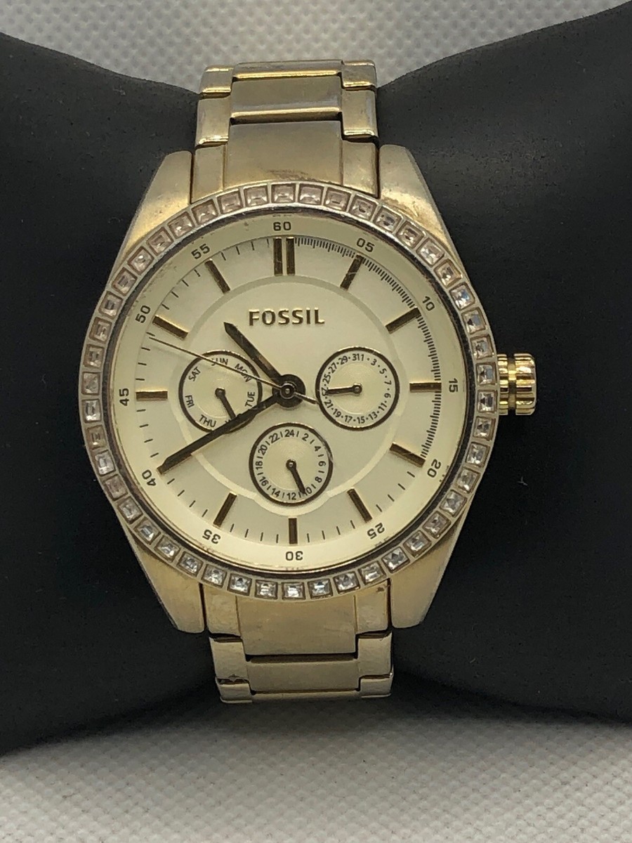 新品、未使用⭐︎FOSSIL レディース 腕時計 BQ3414 Fossil BQ1434 Women's Stainless Steel Analog Gold Dial Quartz
