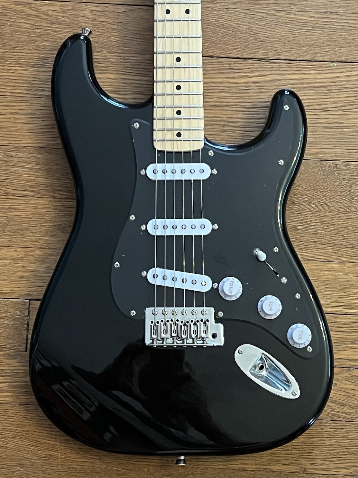 DAVID GILMOUR STRATOCASTER STRAT CUSTOM WIRED BLACK MAPLE 70'S FENDER