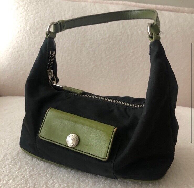 VTG Y2k Prada Mini Tessuto Sirio Pocket Hobo Shoulder Bag VTG Y2k Prada Mini Tessuto Sirio Pocket Hobo Shoulder Bag