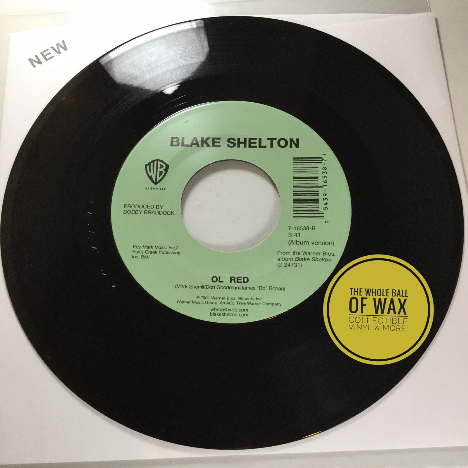 Blake Shelton - Ol Red / Playboys Of The Southwestern World 45 NEAR MINT 