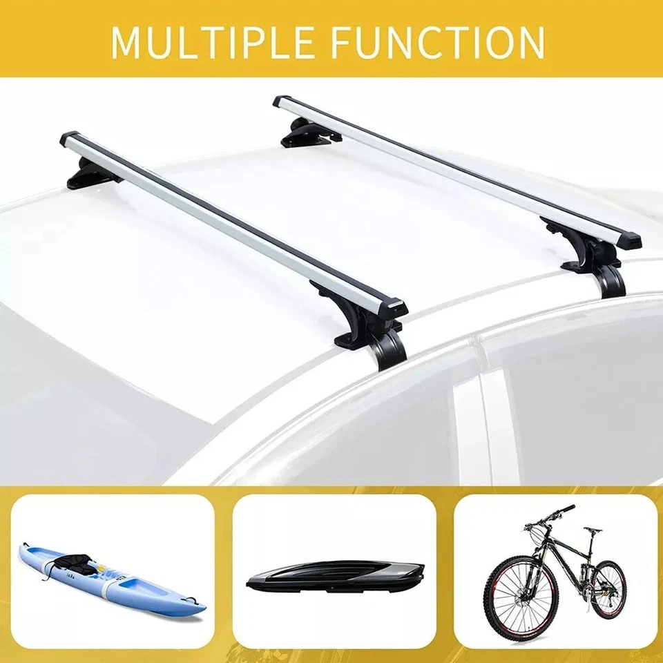 Barra transversal para portaequipajes Nissan Leaf ZE0 2011-2017 portaequipajes rieles de techo Foto 2 de 4