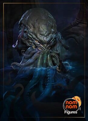Cthulhu Mythos - Fan Art Figur - 3D Resin Print 218/104 mm