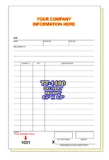 TRUCKING COMPANY DELIVERY SHEET   2 or 3 Part Carbonless