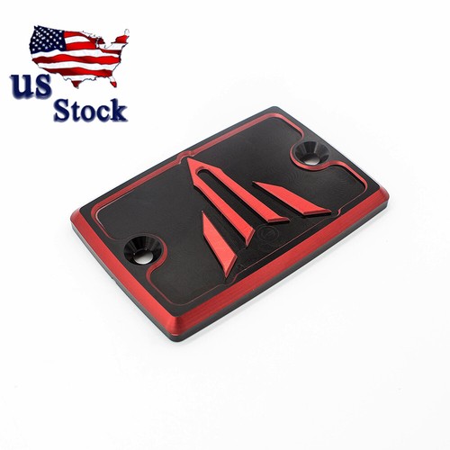For Yamaha MT07 2014-2018 2019 2020 CNC Red Brake Fluid Reservoir Pump Cap Cover - Picture 1 of 7