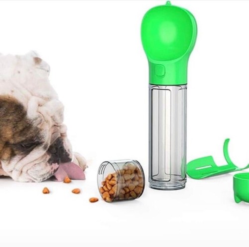 Pet Dog Water Bottle Travel Portable Drinking Water Dispenser With Poo Bags - 第 1/9 張圖片