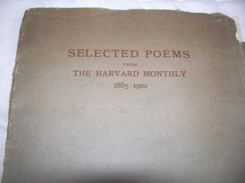 Selected Poems From The Harvard Monthly 1885 - 1910 John Reed John Hall Wheelock - Picture 6 of 10