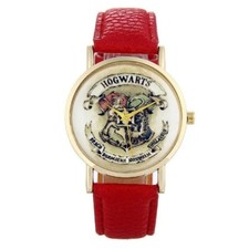 Image of Harry Potter Hogwarts Badge Logo Quartz Wristwatch Charm Unisex Kids/Adults Gift