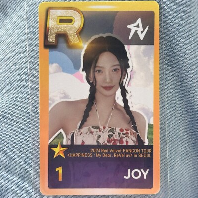 redvelvet superstar ssm シュスエム トレカ ジョイ Red Velvet Joy FANCON Happiness My Dear ReVe1uv Superstar SMTOWN