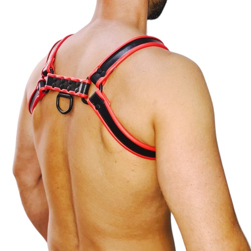 6751 awanstar Bulldog Leder Harness Chest leather Harness,Brust Lederharness - Picture 5 of 61