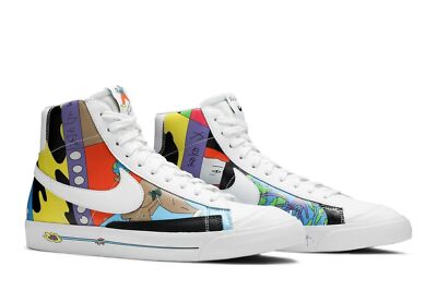Size 10 - Ruohan Wang x Nike Blazer '77 Flyleather Mid Multicolor