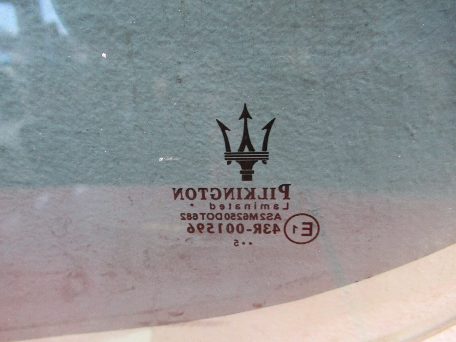 04-12 MASERATI QUATTROPORTE REAR RIGHT PASSENGER SIDE DOOR WINDOW GLASS OEM