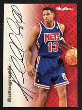 1996-97 skybox autographics Kendall Gill certified autograph - ENN Cards