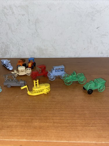Modellini Sorprese Auto Treni Mezzi Di Trasporto Plastica Anni 60 Vintage - Foto 5 di 8