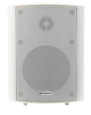 Adastra BP4A-W 12 V wetterfester Aktivlautsprecher 4 Zoll weiß IP54