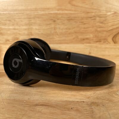 Beats By Dr. Dre Solo3 A1796 Headphones Black Wireless Bluetooth