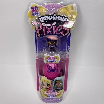 HATCHIMALS Mini Pixies Mystery DOLL 2 PACK JUMBO WINGS Firefly Butterfly