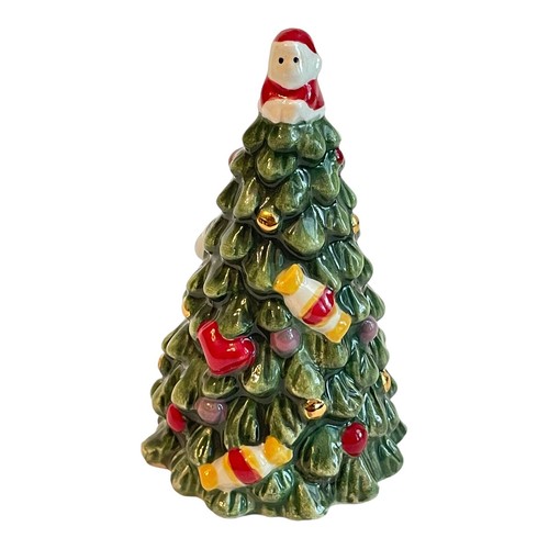 Spode Árbol de Navidad Sal Pimienta Coctelera Árbol y Caja de Regalo Regalo Vacaciones Cerámica - Imagen 9 de 13