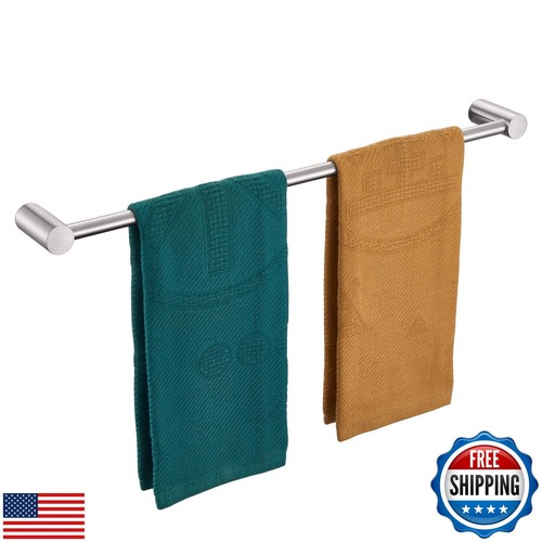 KOKOSIRI Bath Towel Bar for Bathroom 20 Inches Brushed Nickel Towel Rack for
