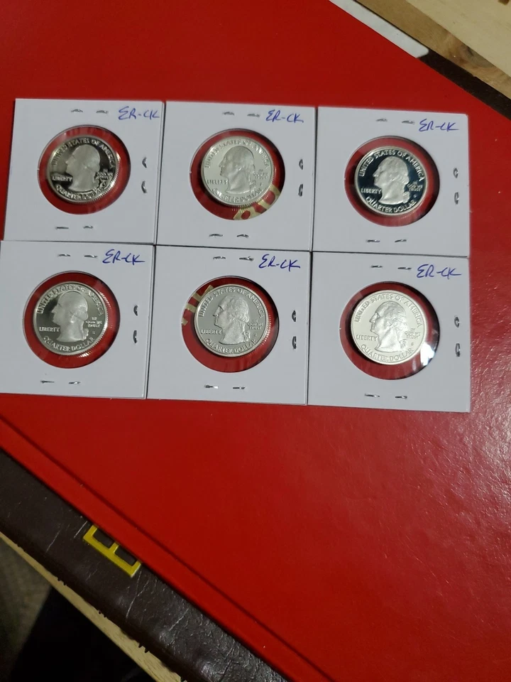 2009 S .90 Silver DC And Territories  Quarters 6 Coin 1 OzSilver Protected 2x2's - Image 4 of 4