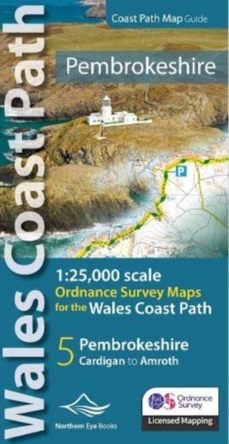 Pembrokeshire Coast Path Map Guide (Paperback Book)