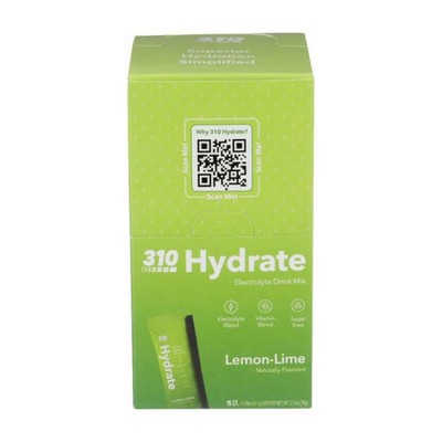 Hydrate Lemon Lime 2.7 Oz  by 310 Nutrition