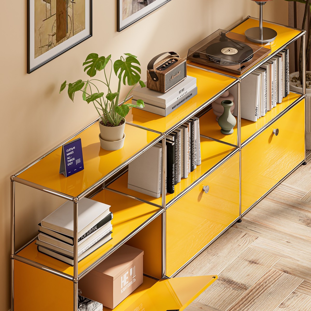 Classic Replica Modern Storage Cabinet Metal Display Cabinets For