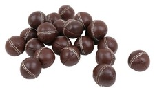 Schlagball von trenas aus Leder - 80 g - Braun - Ballwurf - Ball - DLV - Schule