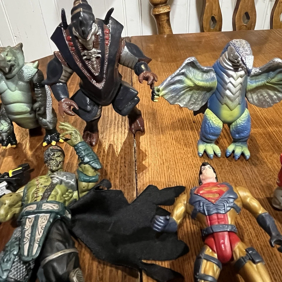 Lote de bonecos de ação vintage MMPR Playmate Transformer Bandai GI Joe Kenner Mattel - Imagem 3 de 4