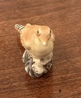 Vintage Miniature Pheasant Bird Family Figurines 3 Piece Striped Tail EC — photo 7