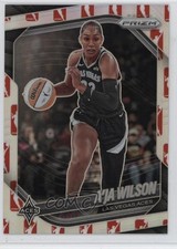 2025 Panini Prizm WNBA WNBA Logo Prizm A'ja Wilson #76 1c7