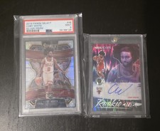 Panini Coby White Bulls 2-Card Lot Select/Hoops Rookie Silver Prizm Auto