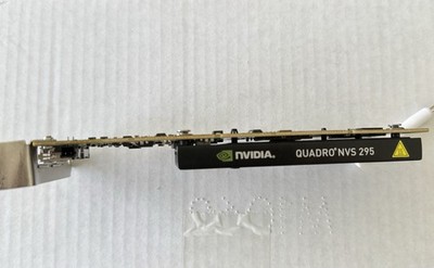 NVIDIA Quadro NVS 295 Dual Display-Port Graphics Card