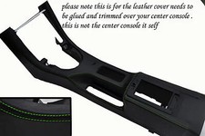 green stitch FITS MG MGF MG TF MGTF 95-05 CENTER CONSOLE LEATHER SKIN COVER