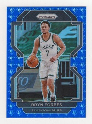 2021-22 Panini Prizm Bryn Forbes #33 NBA 75th Anniversary Spurs