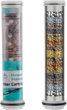 2 Pack Replacement Shower Filters Fit 10-Spray Shower Head 20 Stage