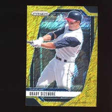 2025 Panini Prizm Grady Sizemore  #206 FOTL Gold Shimmer Prizm /7 Indians