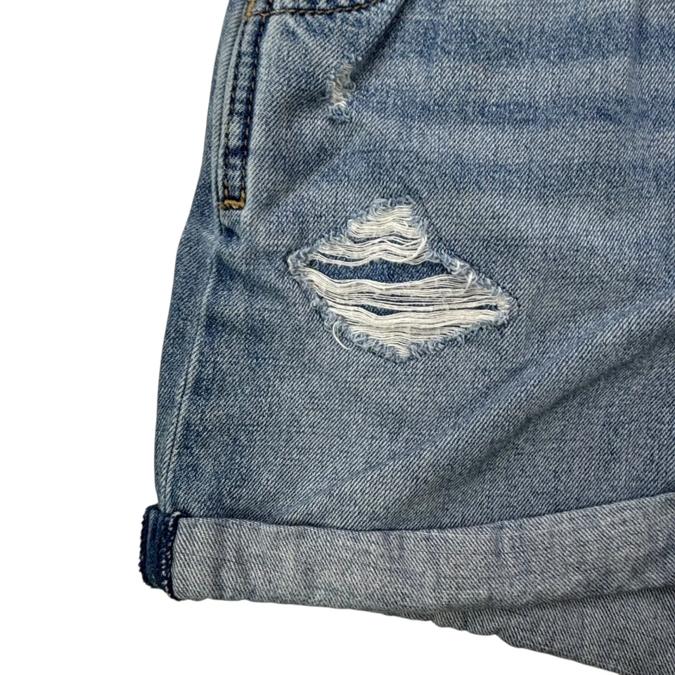 Mono vaquero Gap Kids pantalones cortos niñas XXL rasgado desgastado lavado ligero Foto 4 de 4