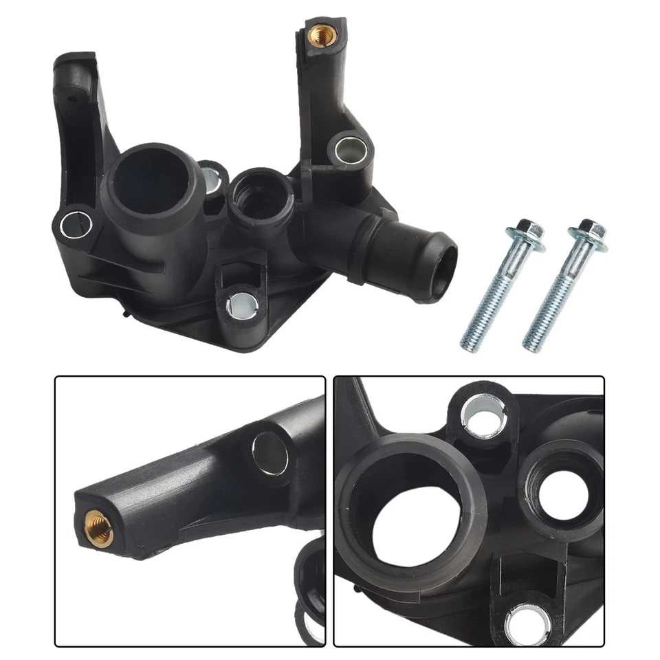 Engine Coolant Water Outlet Housing Compatible with For Ford Fiesta Focus - Image 2 of 4