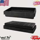 10 Pack 1020 Heavy Duty Seed Starting Trays No Holes Reusable Flats