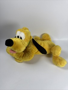 Disney Store Authentic Pluto 16" Stuffed Animal - Medium Plush Toy - Super Soft