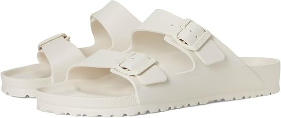 Birkenstock Arizona 47969115006 Slide Mens Eggshell Double Strap Sandals ACAD106