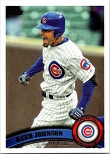Reed Johnson Chicago Cubs US157 Topps 2011 Baseball Card