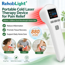 Portable Low Level Laser Therapy 880mW 650nm 808nm 20 Diodes for People and Pets
