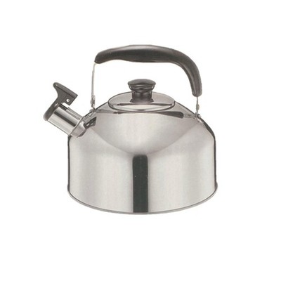 Edelstahl Pfeifkessel 2,5 L Herdplatte Kochfeld Geschirr Tee Camping