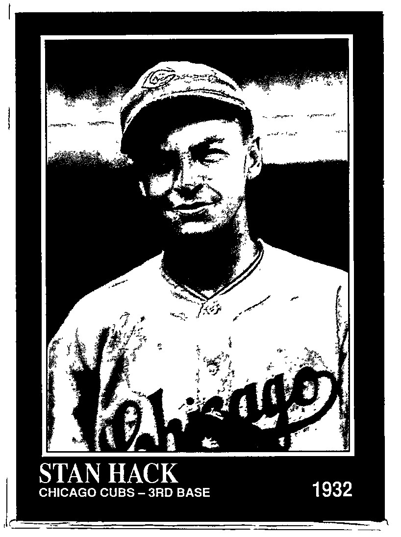 Stan Hack 1991 Conlon Collection TSN Chicago Cubs 126