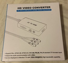 HDMI HD Converter Composite CVBS Audio Video Adapter - Sealed
