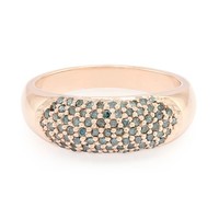 Cavill Ring Silber RoséVergoldet 0,52Ct Diamant Rundschliff Damen- Echtschmuck