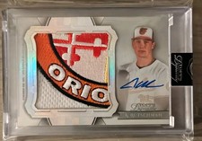 2024 Topps Dynasty Adley Rutschman Auto Jumbo Patch Silver /5