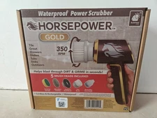 Horsepower Scrubber Gold Edition Longer Battery Life Electric Power Rechargeable